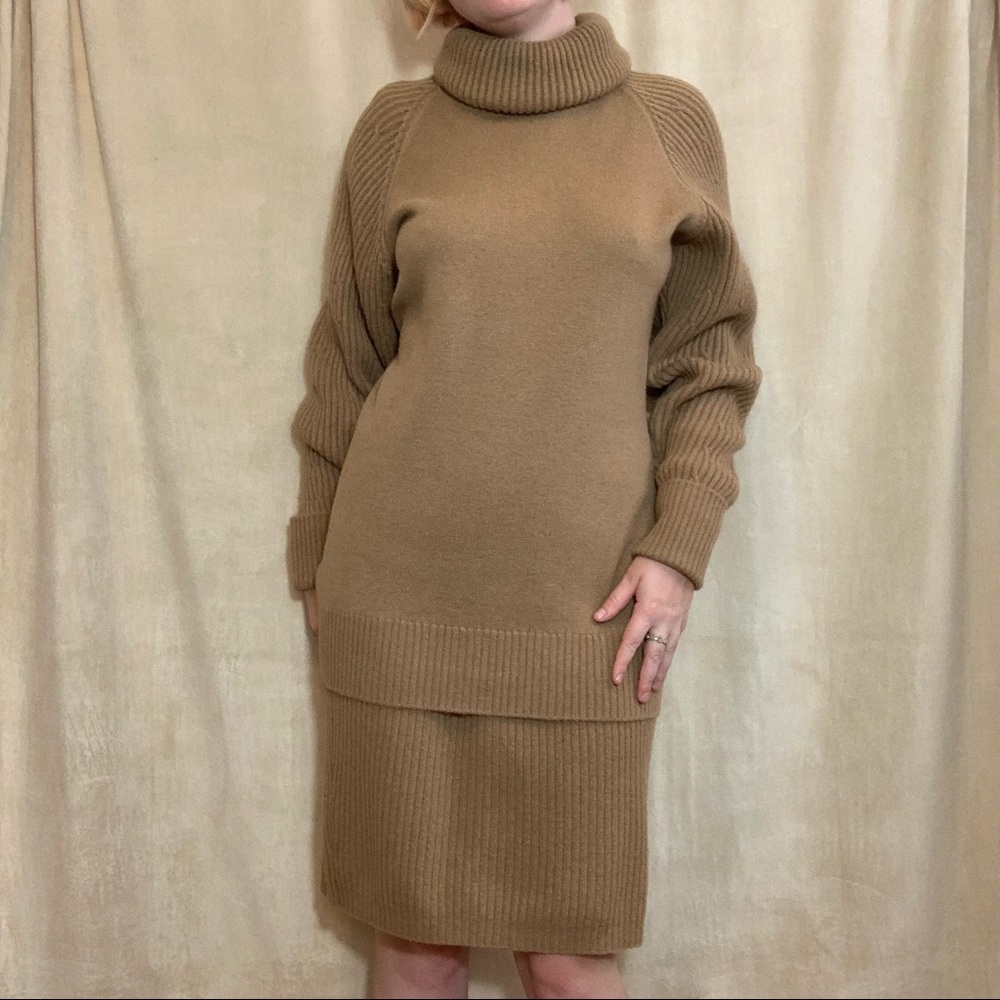 *RELIST* 1980s Chanel 100% Camel Hair Set *LOWEST PRICE*